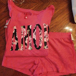 Amor Tee and Shorts